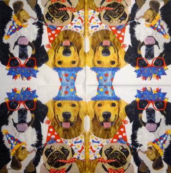 HUN-781 Hunde - 3-lagig - Two Can Art - CS